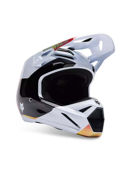 Casco Fox V1 Hello Future White