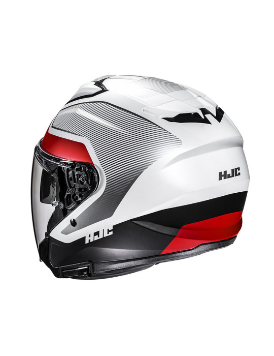 Casco HJC I31 MC1SF Tevis bianco rosso nero