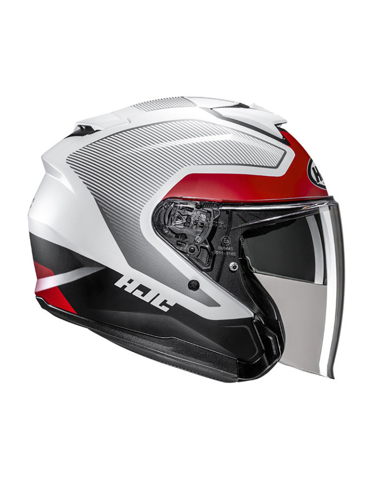 Casco HJC I31 MC1SF Tevis blanco rojo negro