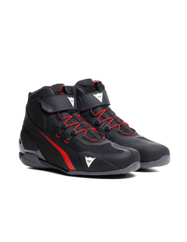 Dainese Herian Air Schwarz Rot Lava Schuhe