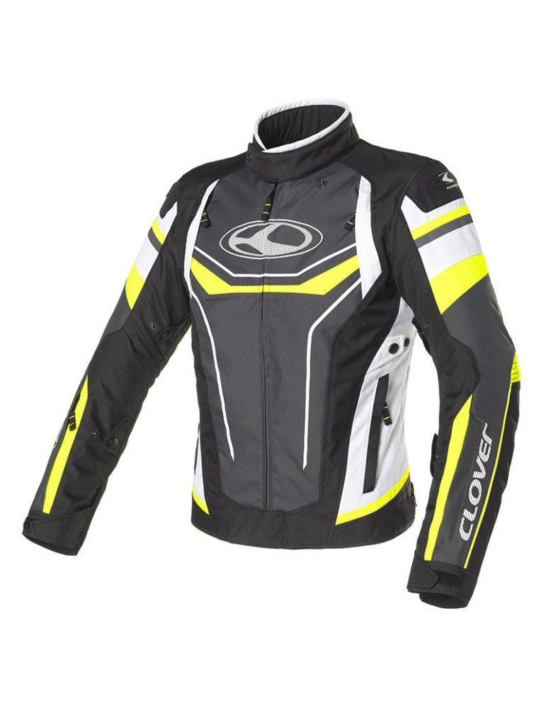Veste Clover Airblade-4 pour femme Blanc Jaune