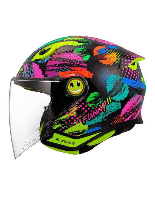 Casco Bimbo LS2 OF622 Funny II Joy Black