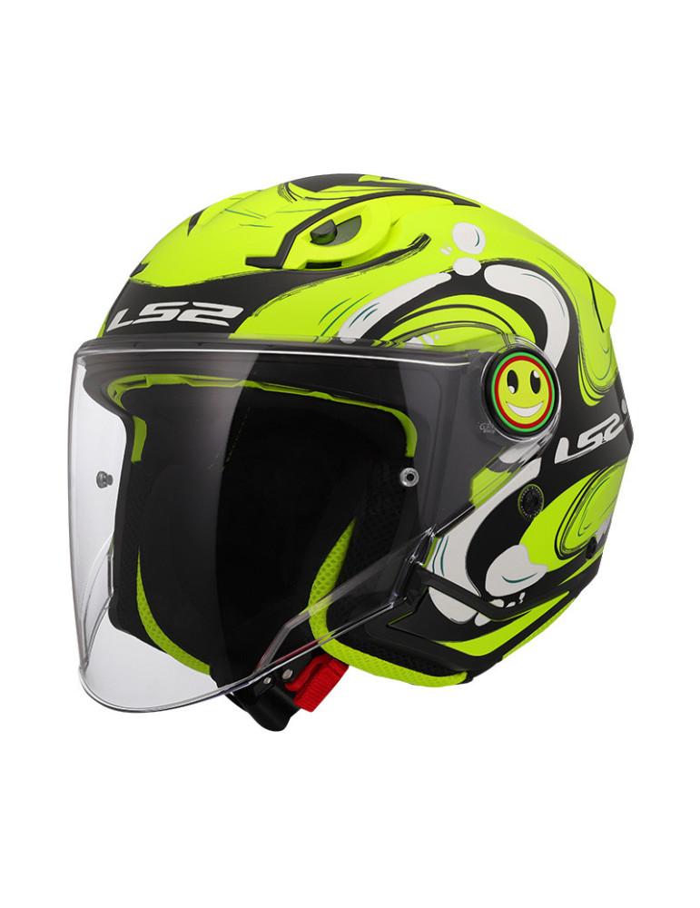 LS2 OF622 Casco Funny II Glup Hv Amarillo Bebé