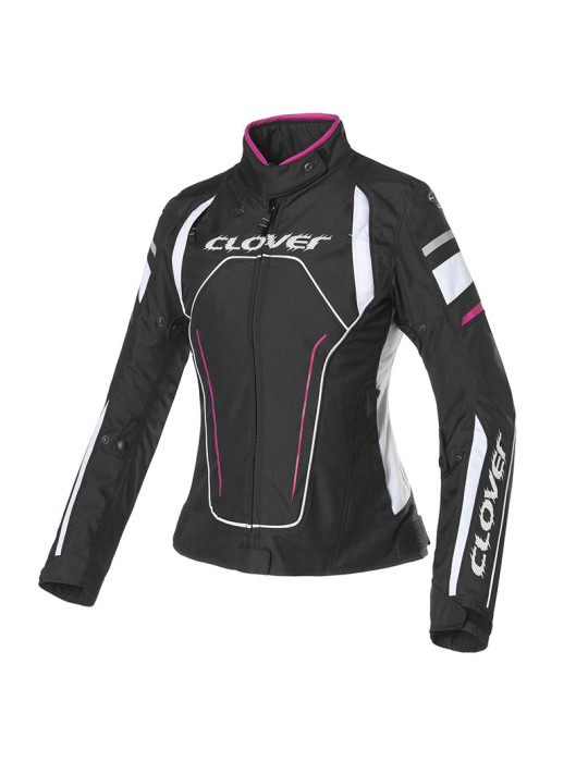 Women's Clover Rainblade-2 WP Jacke Schwarz Fuchsia