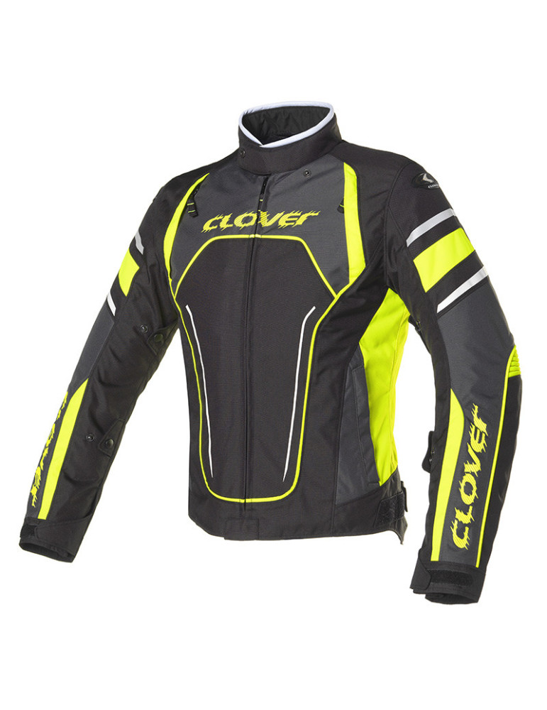 Veste Clover Rainblade-2 WP pour femme, noir et jaune