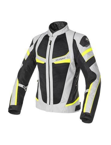 Veste Clover Rainjet-2 WP pour femme jaune gris