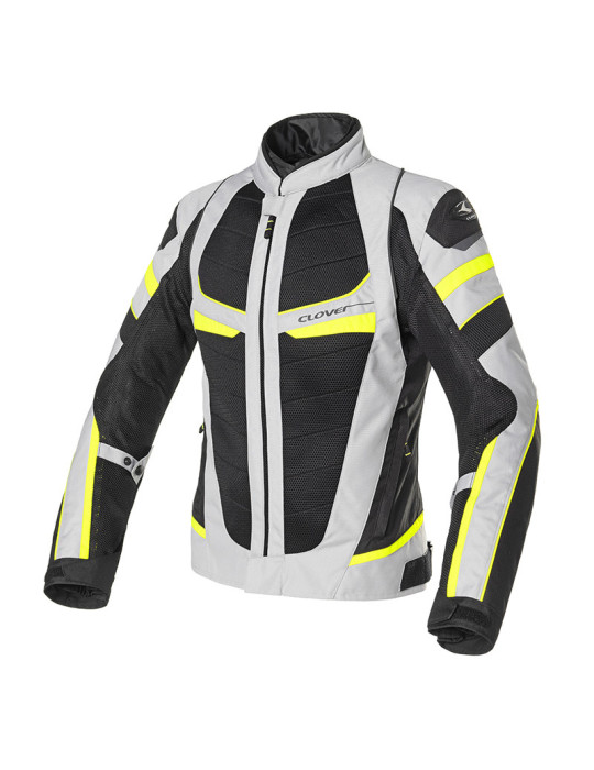 Women's Clover Rainjet-2 WP Jacke gelb grau