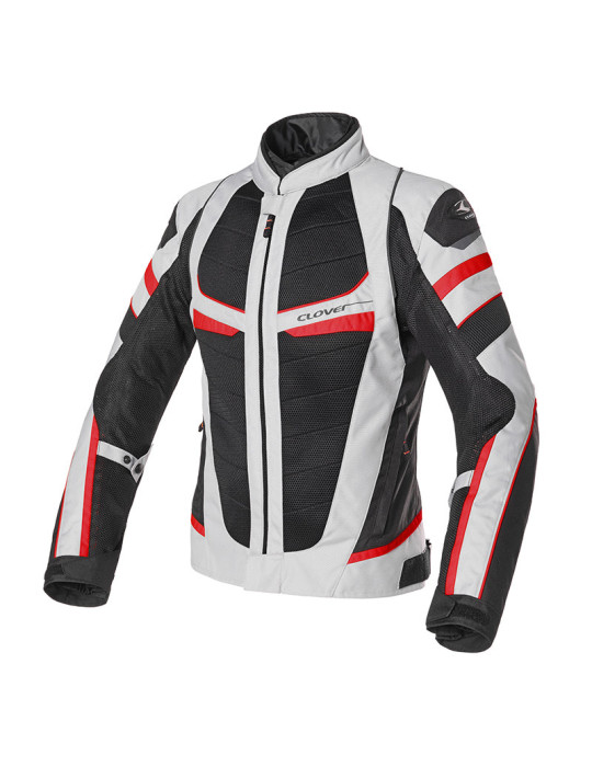 Giacca Donna Clover Rainjet-2 WP rosso grigio