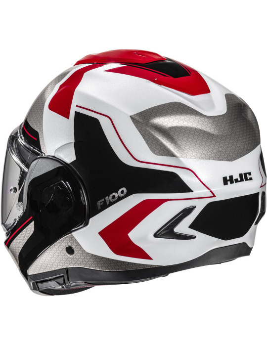 Casco HJC F100 BIOS nero bianco rosso
