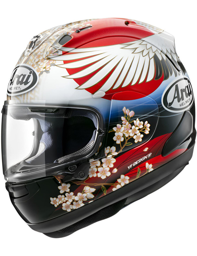 Casco Arai RX-7V EVO Tsubasa Bianco Rosso Blu