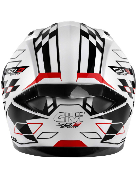 GIVI 50.9 Assault White Black Red helmet