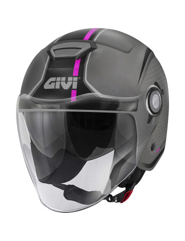 Helm GIVI 12.5 Touch Matt Titanium Pink