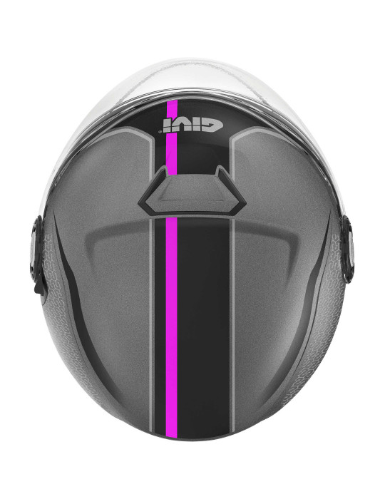 Casco GIVI 12.5 Touch Mate Titanio Rosa