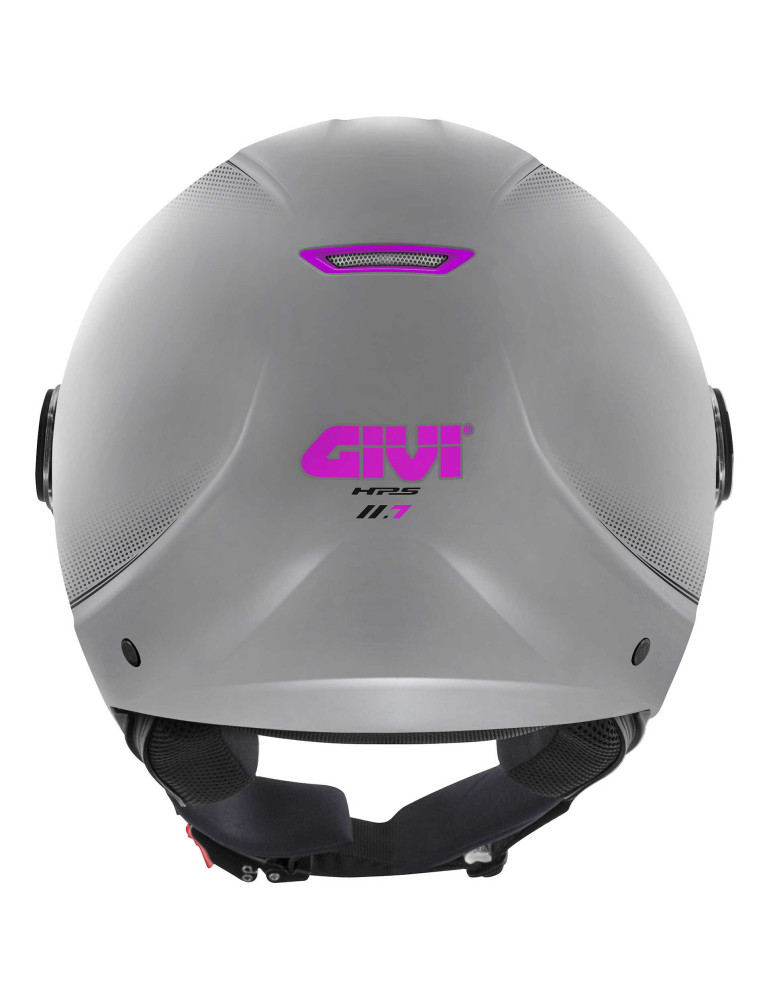 Casque GIVI 11.7 Solid Color Matt Silver Fuchsia