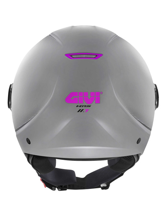Casque GIVI 11.7 Solid Color Matt Silver Fuchsia
