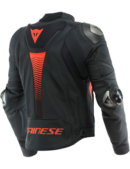 Chaqueta Dainese Super Speed 4 Negro Fluo Rojo