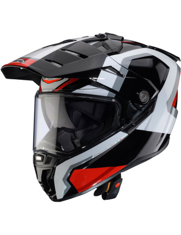 Casco Caberg Tanami Scram negro rojo blanco