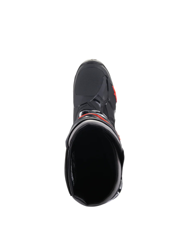 Botas Alpinestars Tech 10 Negro Rojo Fluo