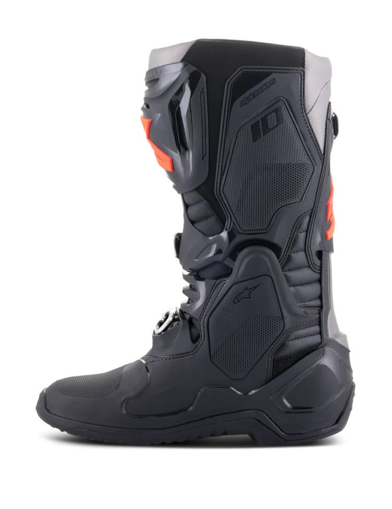 Stiefel Alpinestars Tech 10 Schwarz Rot Fluo