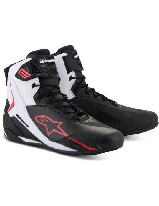 Chaussures Alpinestars Stella Faster 4 noir blanc rouge