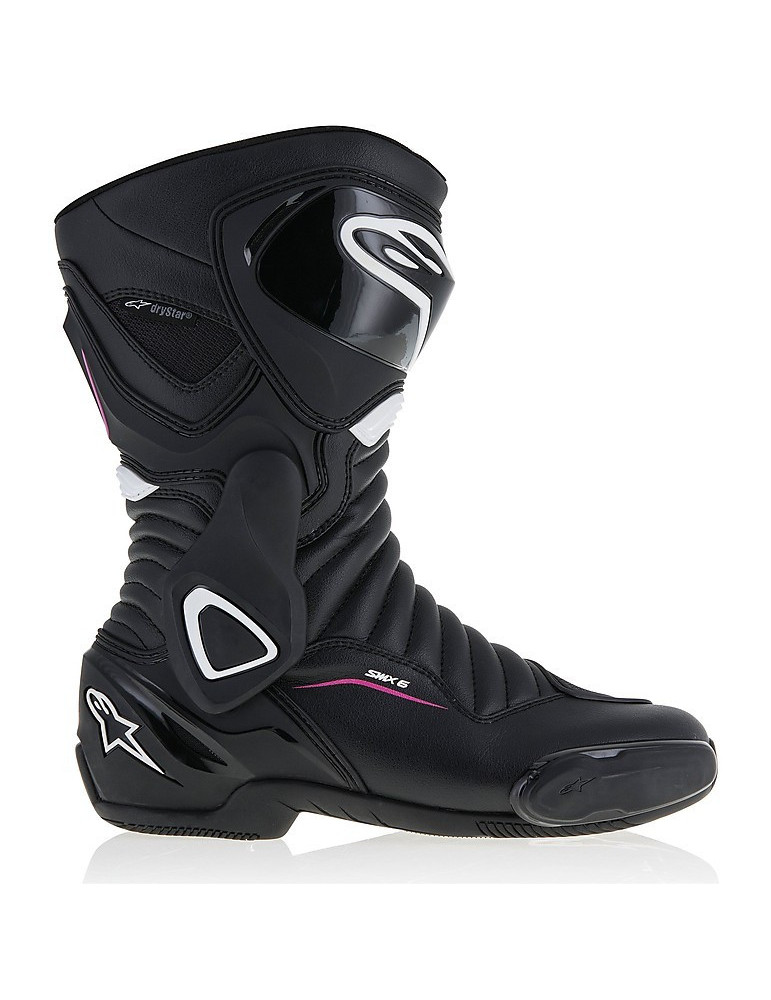 Women's boots Alpinestars SMX-6 V2 black white fuchsia