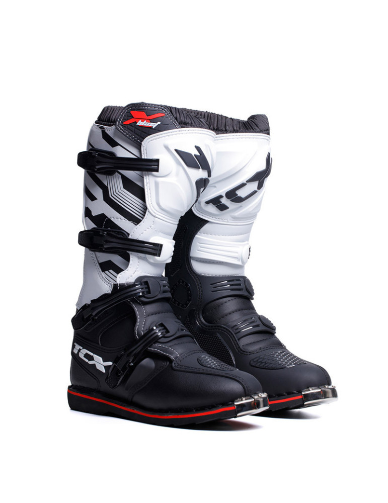 Stiefel TCX X-Blast schwarz weiß rot