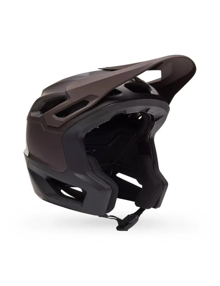 MTB Helmet Fox Dropframe Pro Grid CE Cocoa