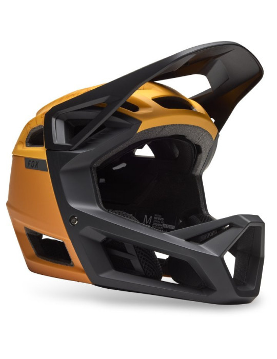 MTB-Helm Fox Proframe Frequency CE Karamell