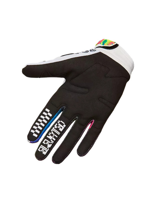 Guantes Fox 180 Image Cosmo blanco negro