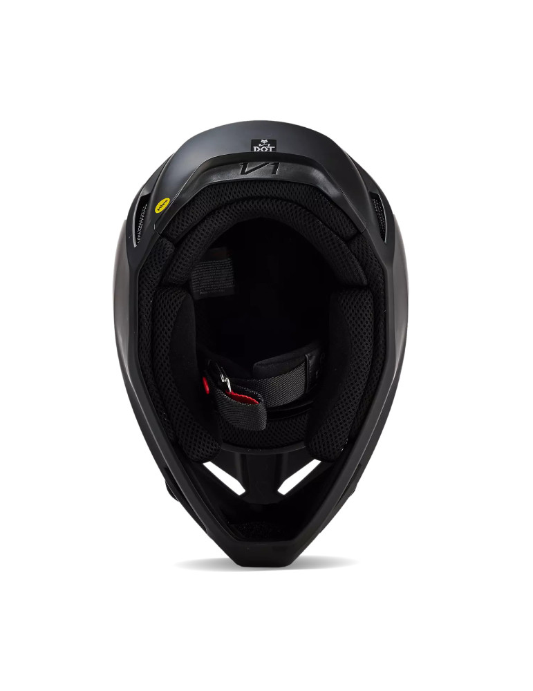 Casco Fox V1 negro mate sólido