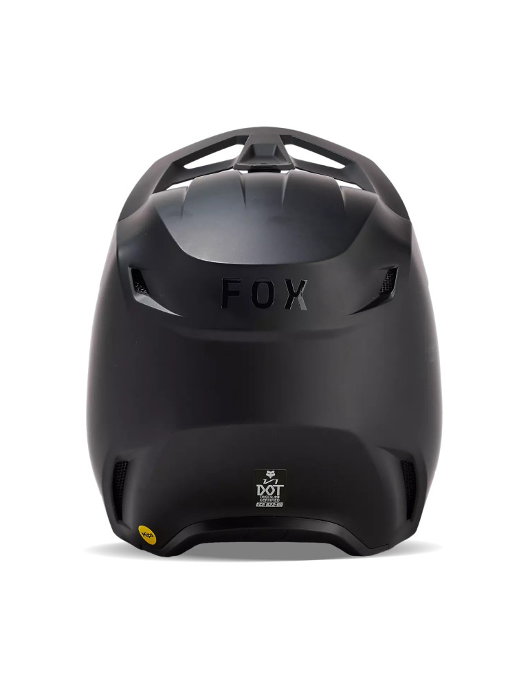 Casco Fox V1 negro mate sólido