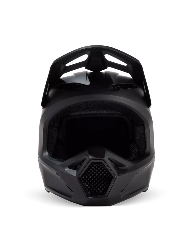 Casco Fox V1 negro mate sólido