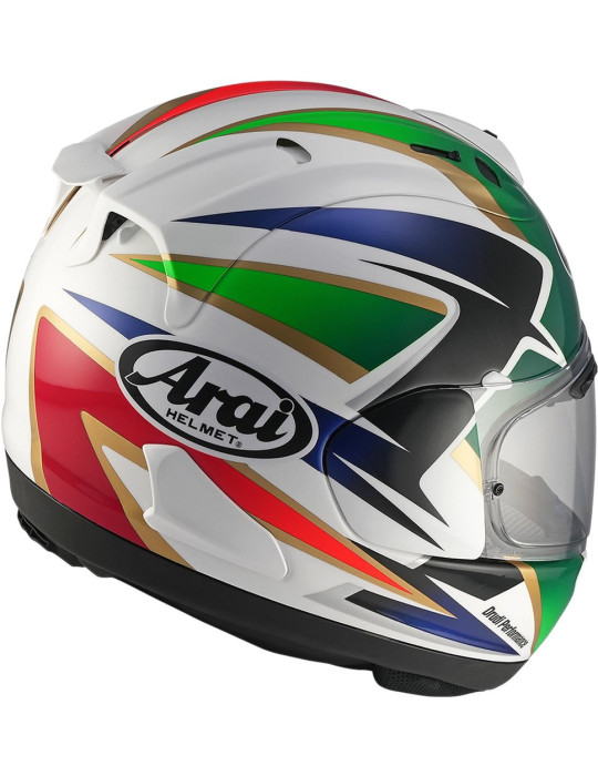 Arai RX-7V Evo Cadalora Restyle white version