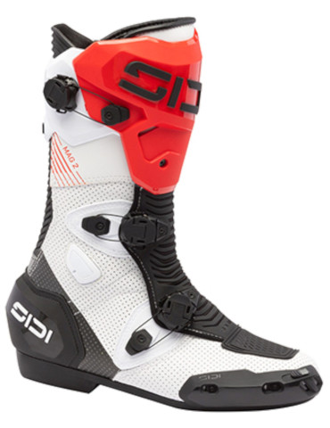 Botas Sidi Mag-2 Air blanco negro rojo