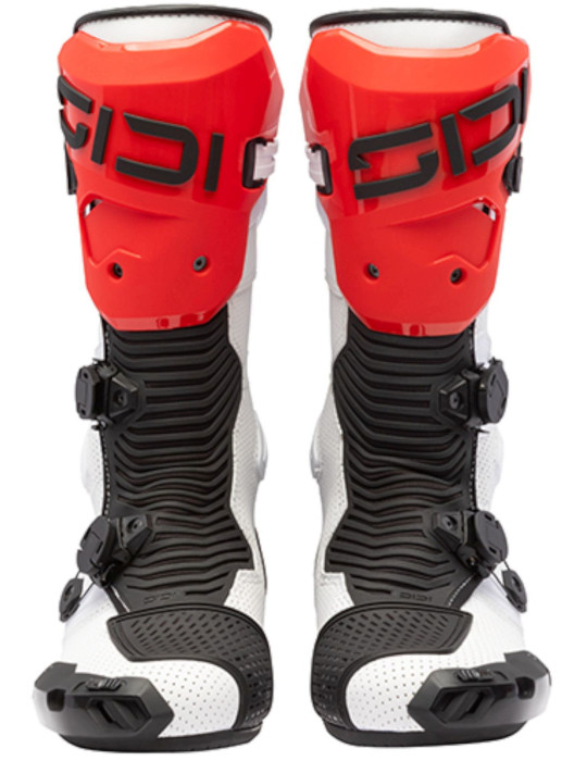 Bottes Sidi Mag-2 Air blanc noir rouge