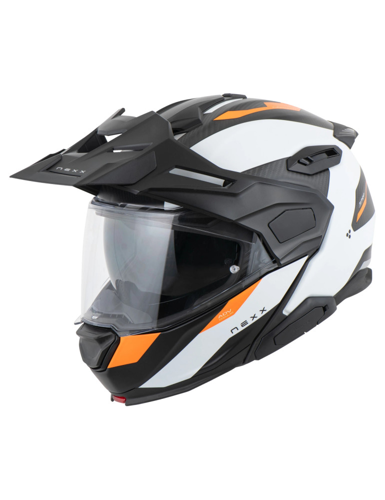 Casque NEXX X.LifeCountry Terra blanc orange matt