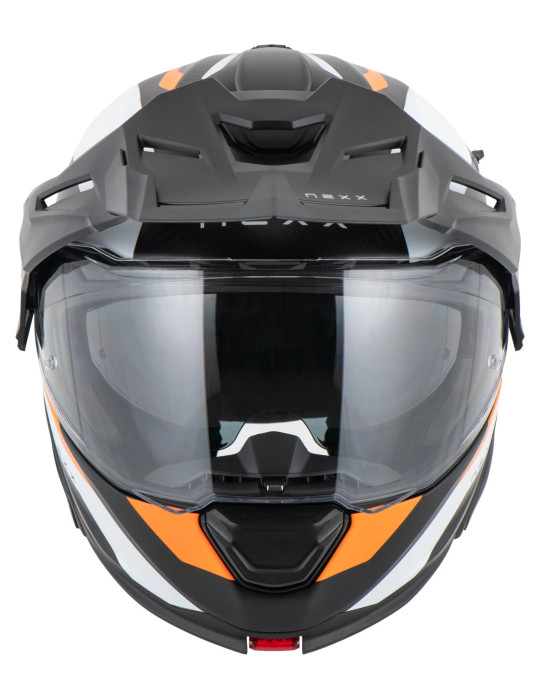 Helm NEXX X.LifeCountry Terra weiß orange matt