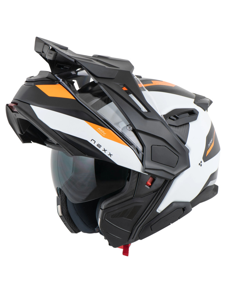Helmet NEXX X.LifeCountry Terra white orange matt