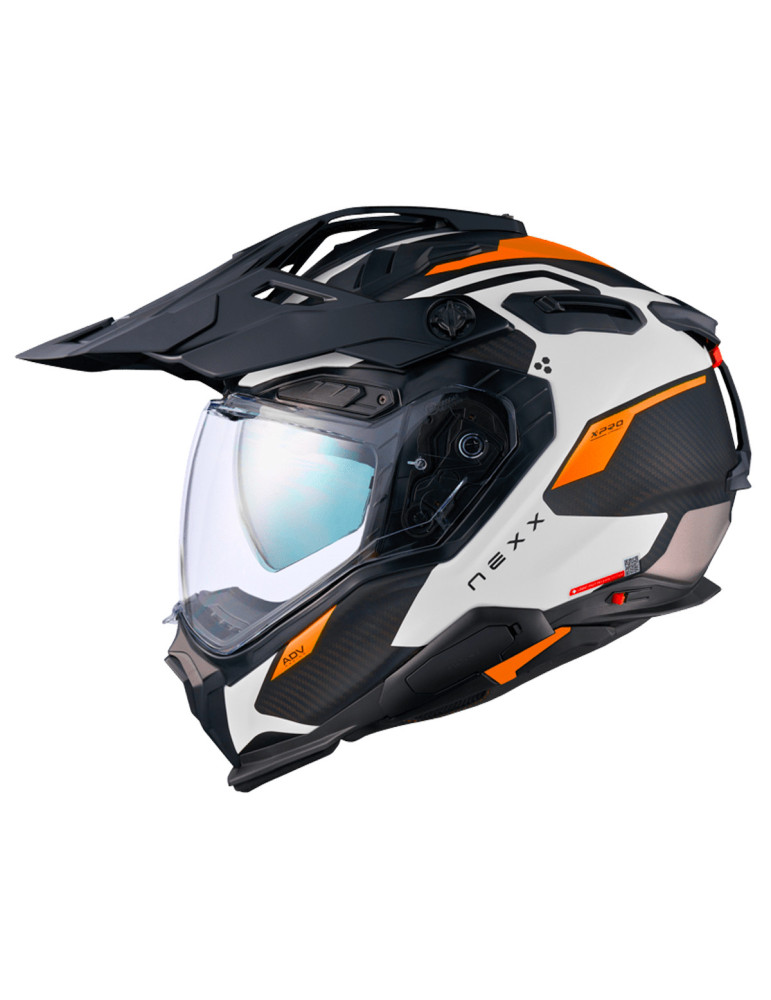 Helm NEXX X.LifeCountry Terra weiß orange matt