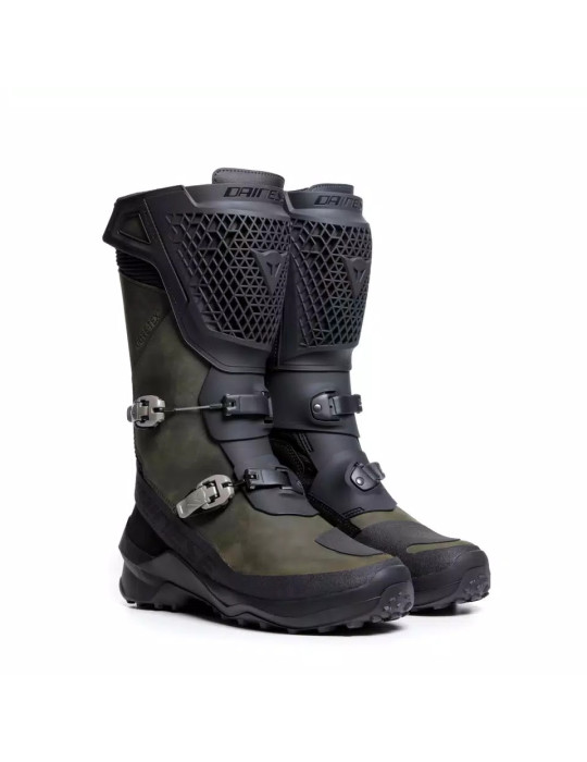 Bottes Dainese Seeker Goretex noir vert militaire