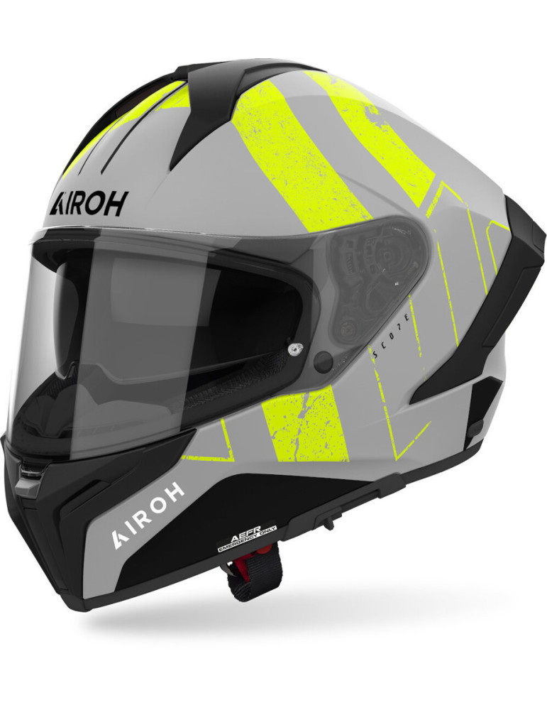 Casco Airoh Matryx Scope amarillo mate