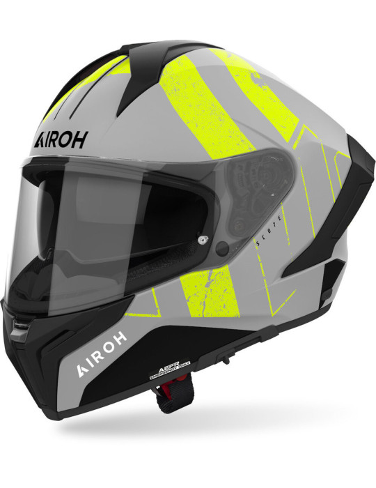Casco Airoh Matryx Scope amarillo mate