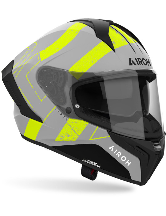 Casque Airoh Matryx Scope jaune mat