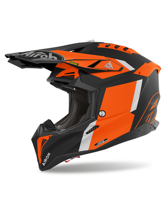 Casco Airoh Aviator 3 Glory naranja mate