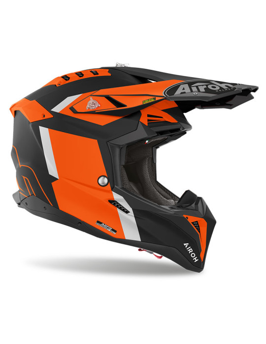 Casco Airoh Aviator 3 Glory naranja mate