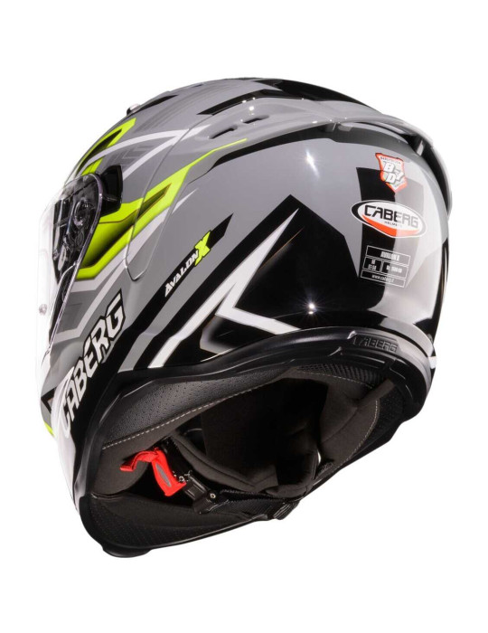 Caberg Avalon X Brama grey yellow black helmet