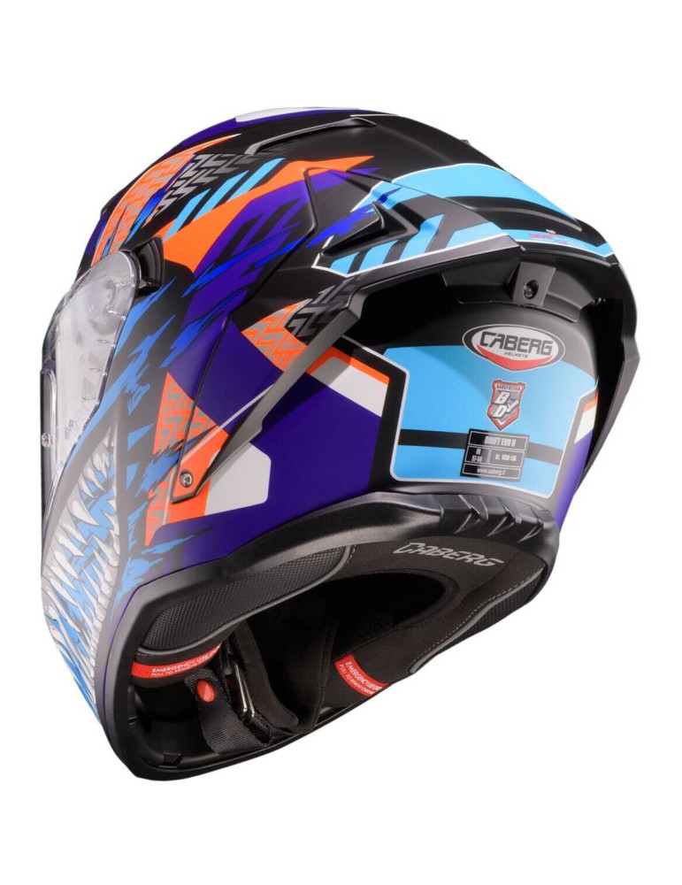 Casco Caberg Drift Evo 2 Nobo negro rojo azul violeta