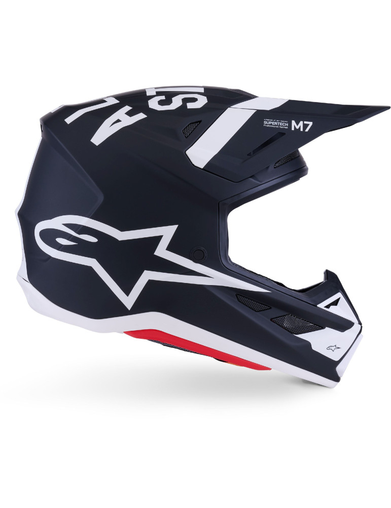 Alpinestars S-M7 Dasher Helm schwarz matt weiß