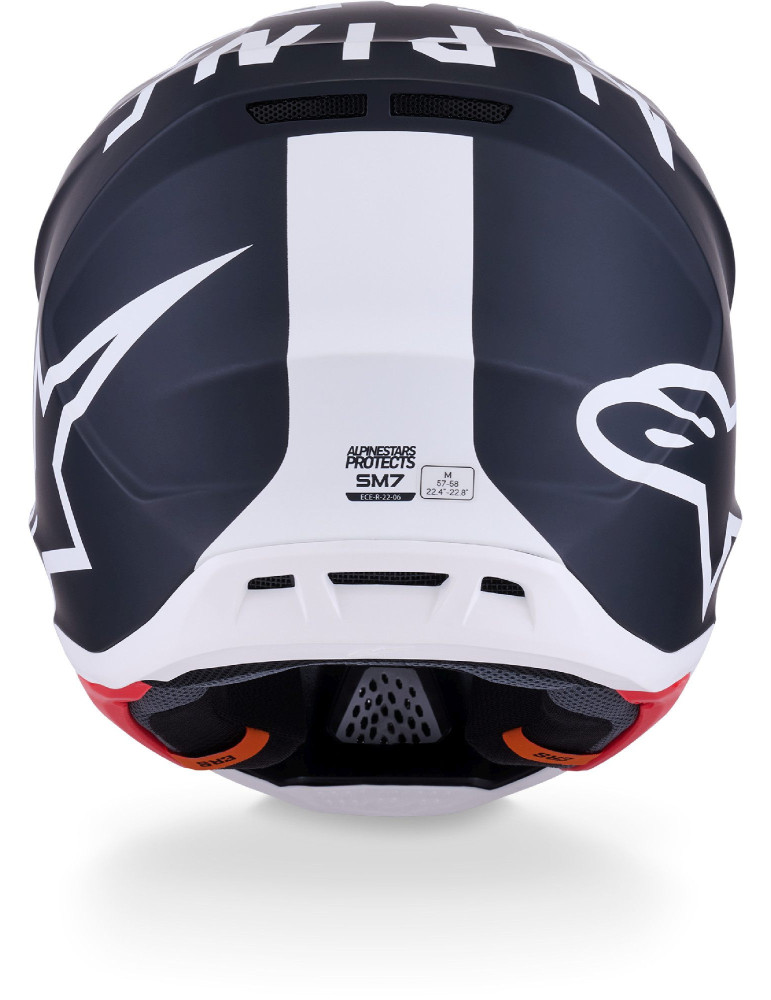 Alpinestars S-M7 Dasher Helm schwarz matt weiß