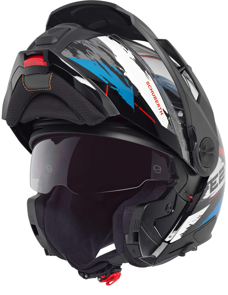 Schuberth E2 Trail Blue Gloss Modular Helm
